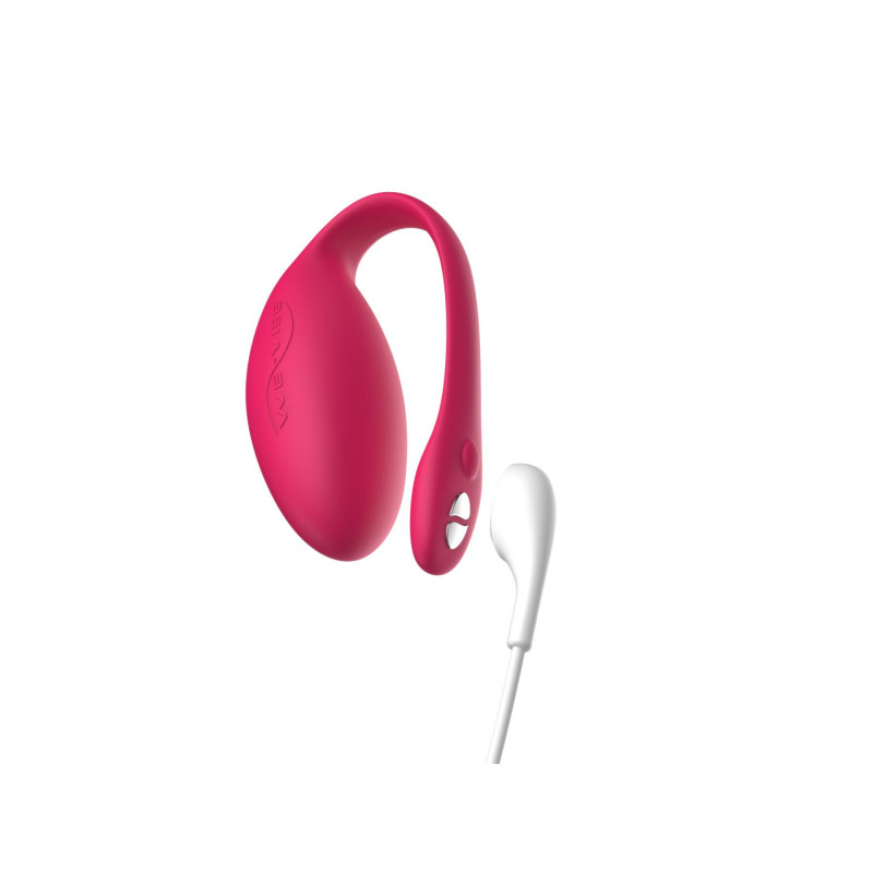 Смарт-віброяйце We-Vibe Jive Electric Pink в руці - демонстрація розміру
