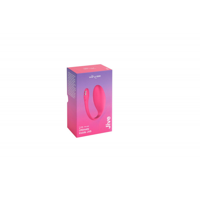 Смарт-віброяйце We-Vibe Jive Electric Pink - демонстрація гнучкості