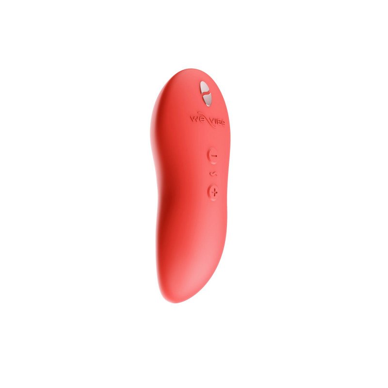 Текстура мінівібратора We-Vibe Touch X Crave Coral: гладка, силіконова