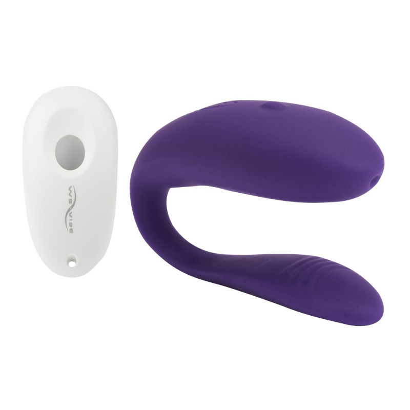 We-Vibe Unite Purple: гладка текстура силікону, зручний вигляд з різних ракурсів