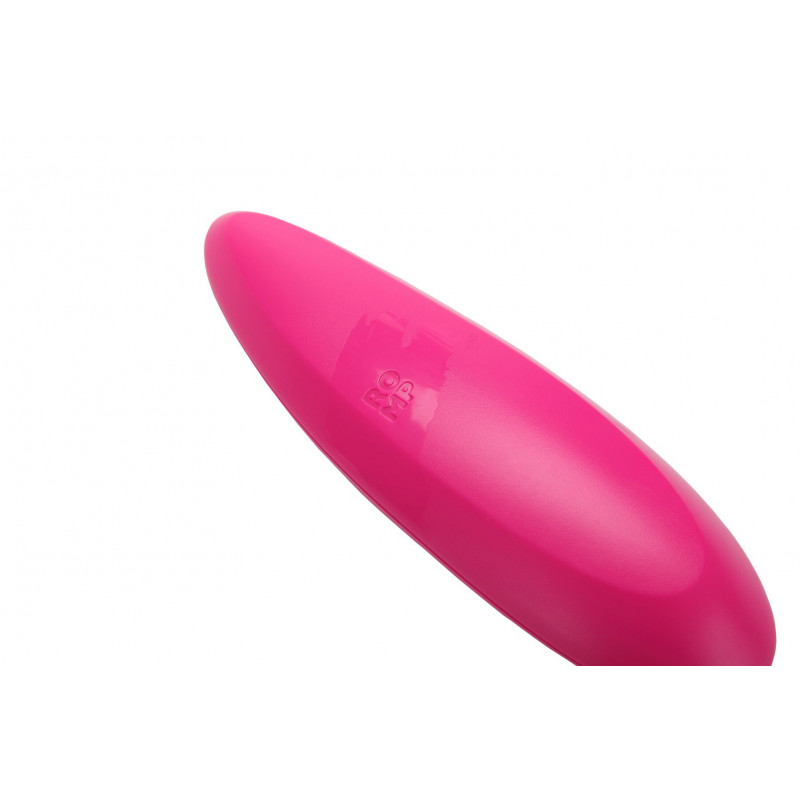 Вакуумний кліторальний стимулятор Romp Shine, рожевий, показаний у руці