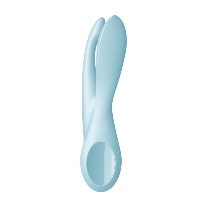 Упаковка кліторального вібратора Satisfyer Threesome 1 Light Blue, елегантний дизайн