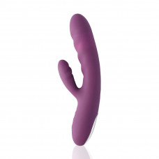 Вібратор-кролик Svakom Avery Lilac з рухомим стовбуром та функцією вперед-назад — Keks-Hub