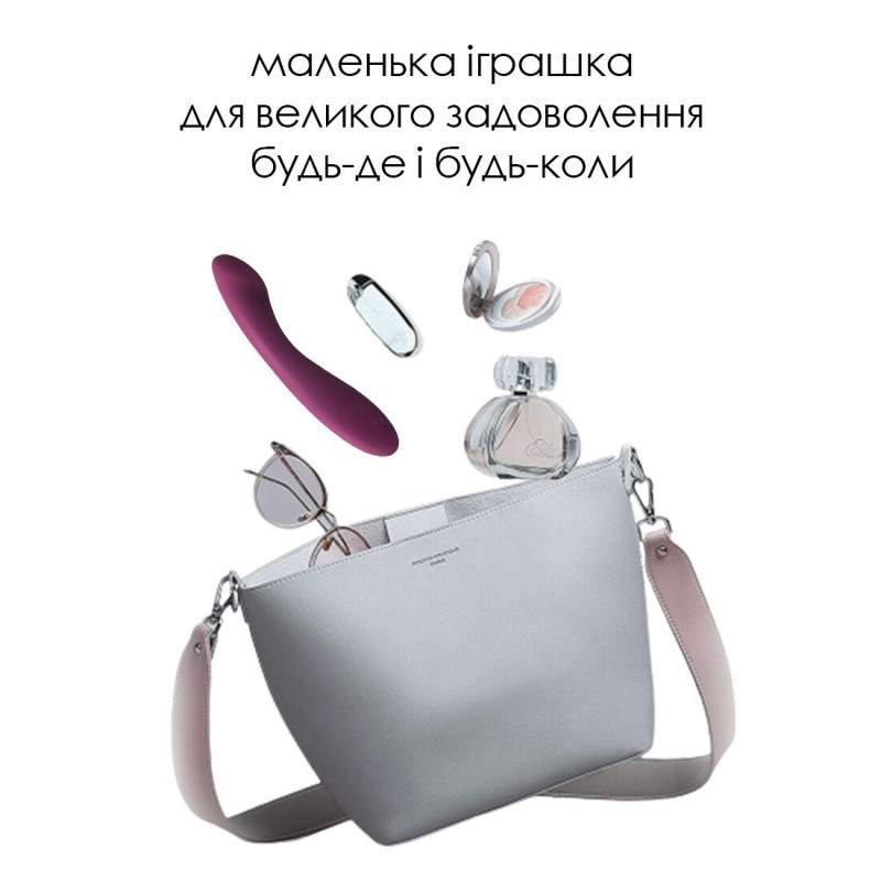 Вібратор Svakom Amy 2 Violet з різних ракурсів, показує його універсальність