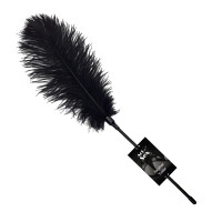 Лоскітка Art of Sex Feather Tickler зі страусиним пером, чорна