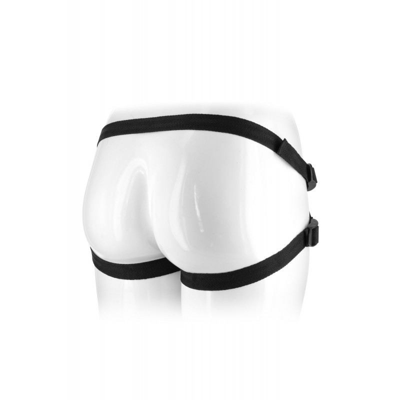 Жіночий страпон-трусики 2в1 Real Body Jayson 21 см - вигляд збоку, витончена посадка