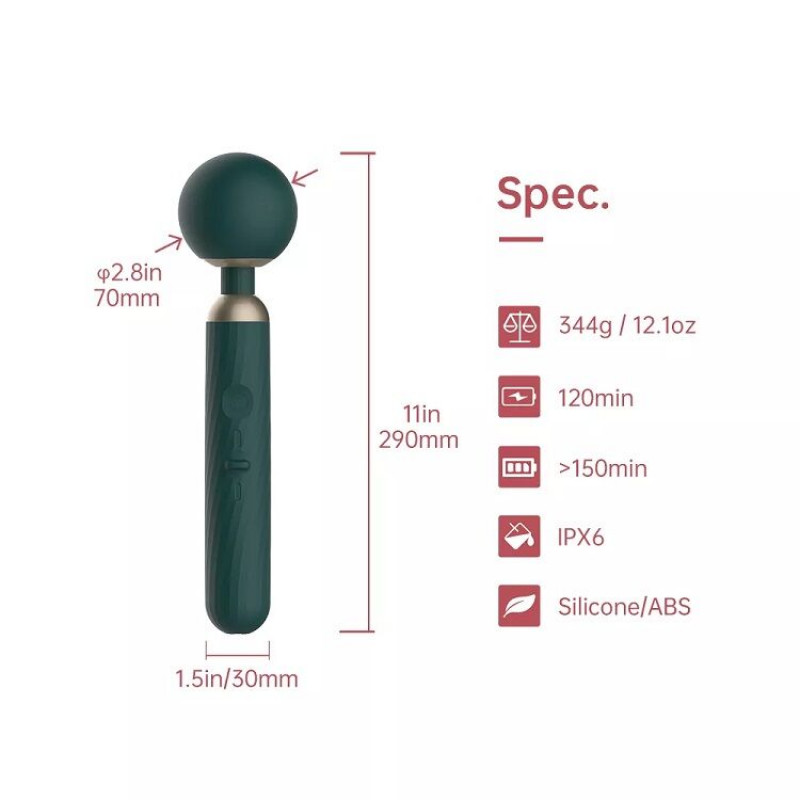 Детальний вигляд кнопок керування смарт вібромасажером Magic Motion Zenith