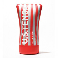 Мастурбатор Tenga US Soft Tube Cup, мягкая подушечка большая, сдавливаемый, супермощное всасывание