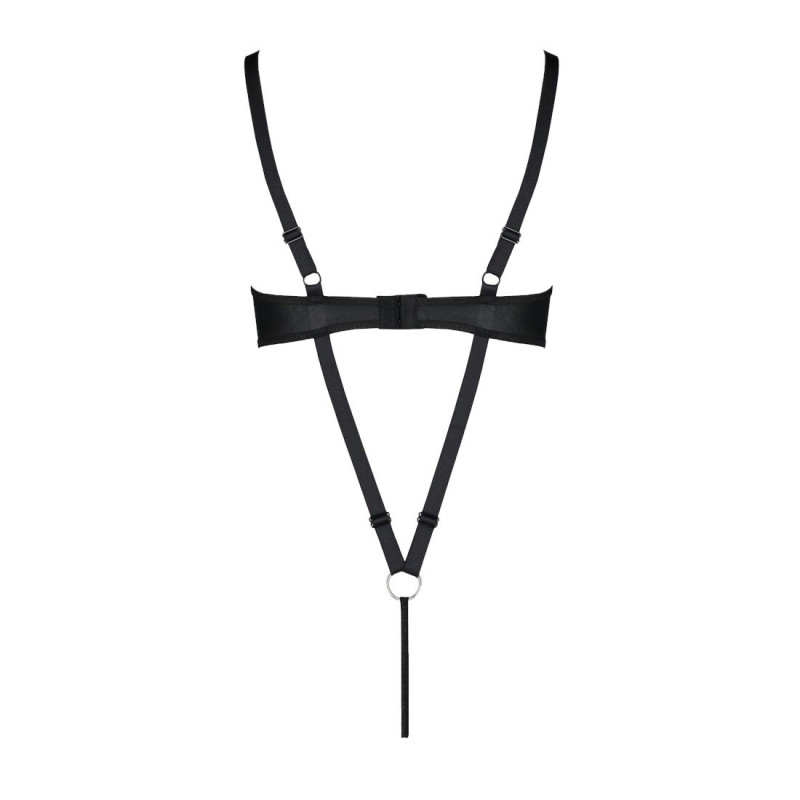 Оригінальна упаковка боді Passion CELINE BODY 6XL/7XL black, ідеально для подарунка