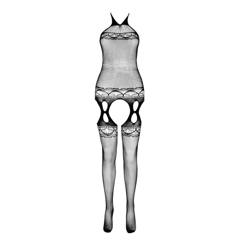 Деталі бодістокінгу Passion ECO BS006 black: якісна тканина та фурнітура