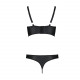 Комплект Passion MALWIA BIKINI 6XL/7XL black: презентація в елегантній упаковці