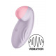 Детальний вигляд смарт-вібратора Satisfyer Tropical Tip Light Lilac збоку, що демонструє його ергономічну форму та гладку поверхню