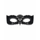 Мереживна маска Obsessive A700 mask, чорний колір, детальний вигляд збоку