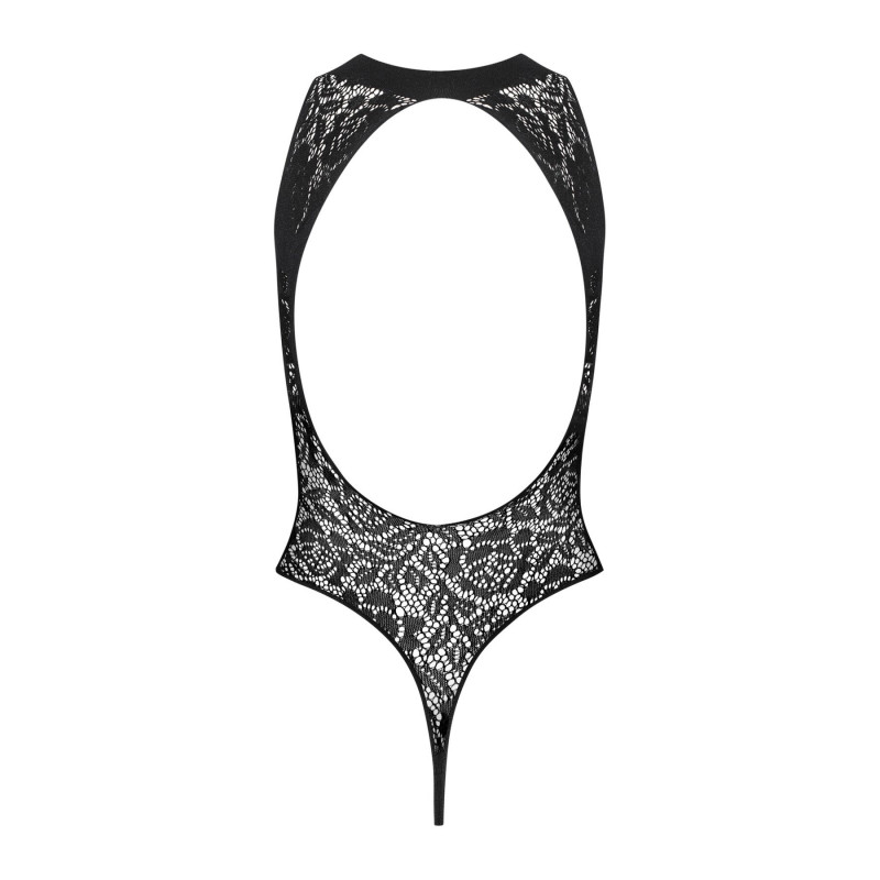 Упаковка бодістокінга Obsessive B129 teddy black XL/XXL