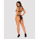 Еротичний комплект Obsessive Obsessivia 2-pcs set black L/XL - елементи дизайну та оздоблення
