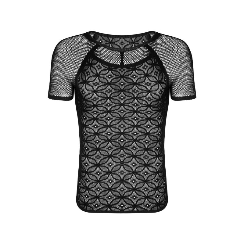 Комплект: чоловіча футболка Obsessive T102 чорна та аксесуари