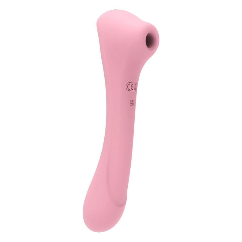 Вакуумний кліторальний стимулятор Femintimate Daisy Massager Pink - вигляд збоку