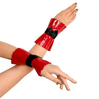 Плісовані манжети на руки Art of Sex - Eva, червоні