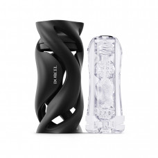 Мастурбатор Dorcel DEEP BLOW, подвійне використання, чорний — Keks-Hub