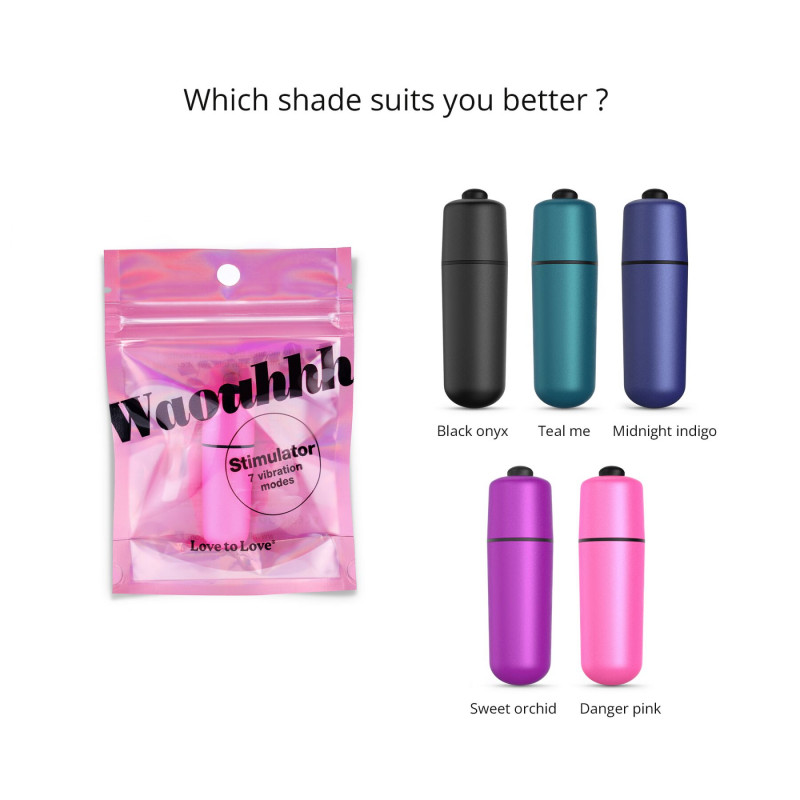 Упаковка віброкулі Love To Love WAOUHHH DANGER PINK: стильна коробка з позначенням бренду