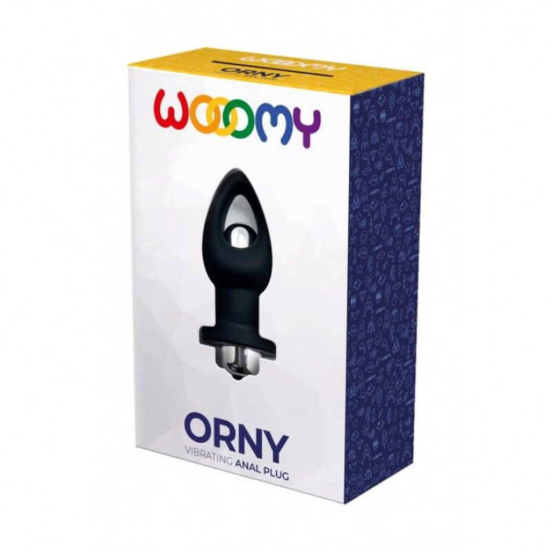 Анальна пробка Wooomy Orny в упаковці, золота