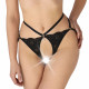 Сексуальні трусики Art of Sex Lulu, чорні, вид збоку, підкреслюють вигини фігури