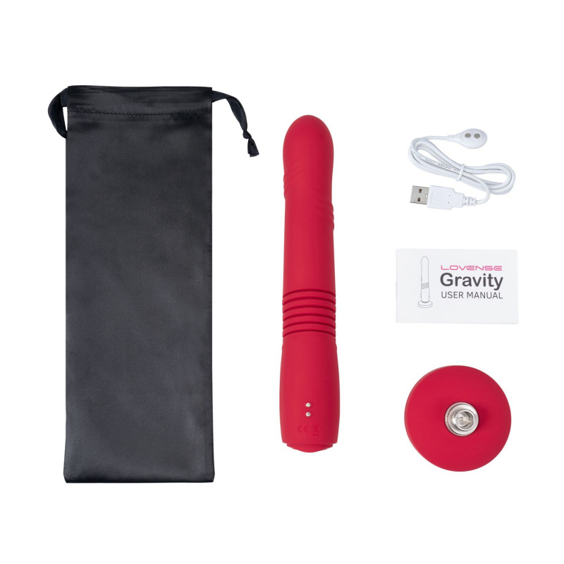 Lovense Gravity підключена до смартфону, інтерфейс додатку