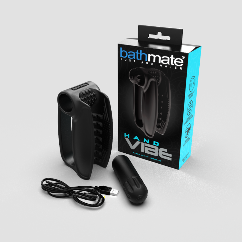 Мастурбатор Bathmate Hand Vibe, вид збоку, демонстрація ергономічної форми