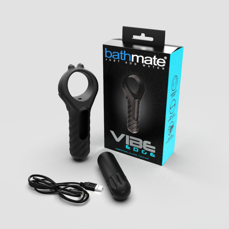 Ерекційне кільце Bathmate Vibe Edge збоку - детальний огляд форми