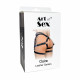 Упаковка гартерів Art of Sex Claire, червоні шкіряні, розмір XS-М