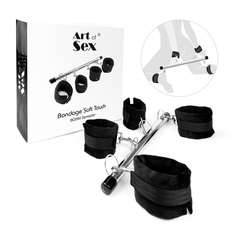Упаковка колодки-розпірки Art of Sex Bondage Soft Touch BDSM Spreader