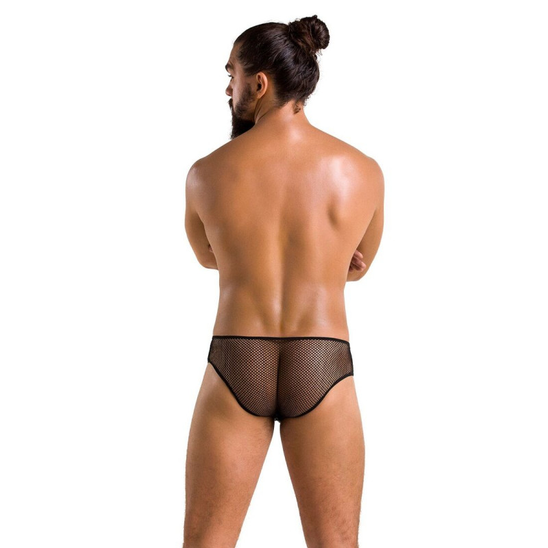 Упаковка чоловічих трусів-сліпів Passion SLIP RICHARD 035 S/M Black, бренд Passion