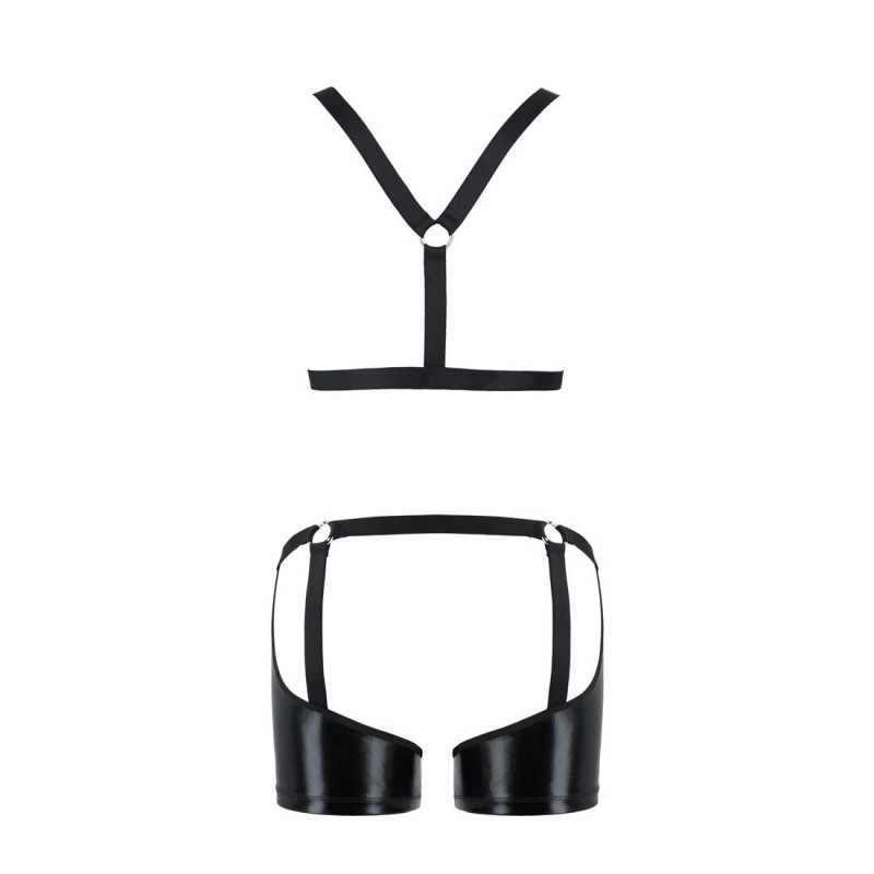 Комплект Passion 047 SET JOHN L/XL Black: вид ззаду, оцінка посадки трусів та дизайну