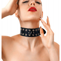 Ошейник Art of Sex Tessa, натуральная кожа, черный