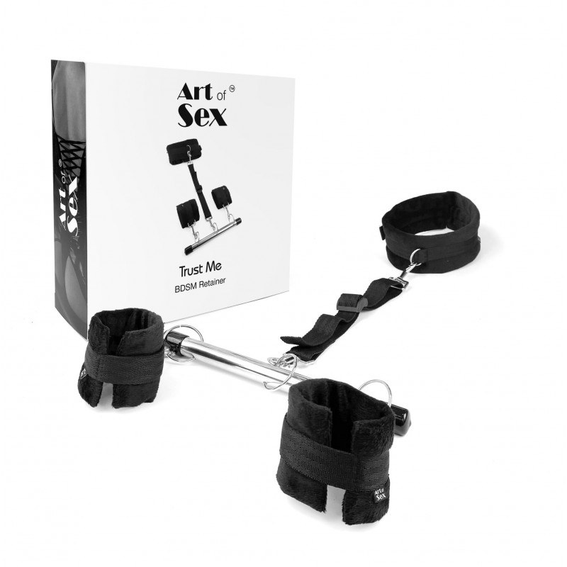 Інтимний фіксатор Art of Sex Trust me, чорний - вигляд збоку