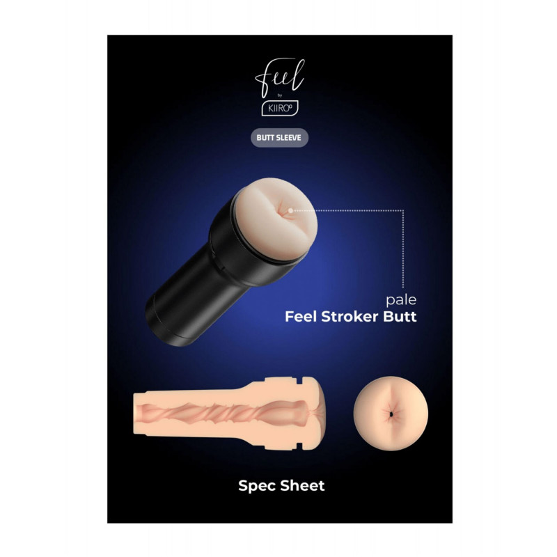 Kiiroo Feel Stroker Butt Sleeve: насадка для секс-машини Keon, комплект