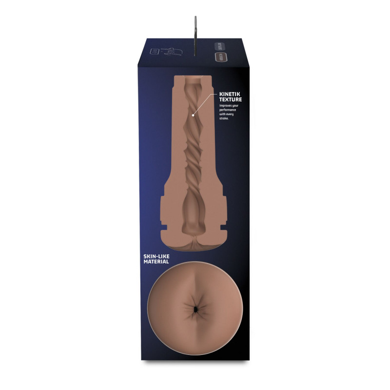 Мастурбатор-попа Kiiroo Feel Stroker Butt Mid Brown, вигляд зверху, гнучкість