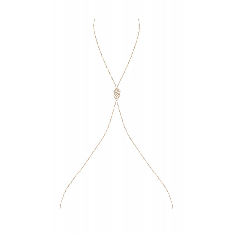 Елегантний ланцюжок для бюста Obsessive Bijou 901: фото упаковки, готової до подарунка