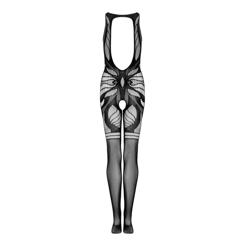 Упаковка сітчастого бодістокінгу Obsessive G331 чорного, брендована коробка