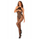 Деталі сітчастого бодістокінгу Obsessive Bodystocking G332 чорний S/M/L, з доступом