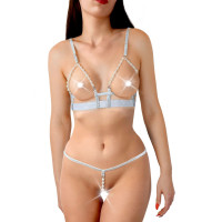 Набір сексуальної білизни Art of Sex - Sweet Angel, білий, розмір XS-M