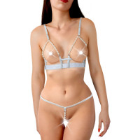 Комплект сексуального белья Art of Sex - Sweet Angel, белый, размер L-2XL