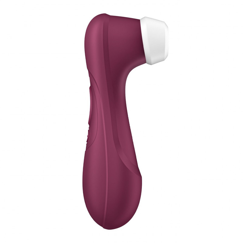 Вакуумний стимулятор Satisfyer Pro 2 Generation 3 Liquid Air Connect App, демонструє його унікальну текстуру поверхні