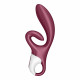 Вібратор-кролик Satisfyer Touch Me Red збоку, демонструє вигнуту форму
