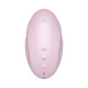 Вакуумний стимулятор Satisfyer Vulva Lover 3 рожевий, вигляд збоку, крупний план