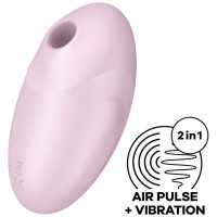 Вакуумний стимулятор Satisfyer Vulva Lover 3 Рожевий з вібрацією