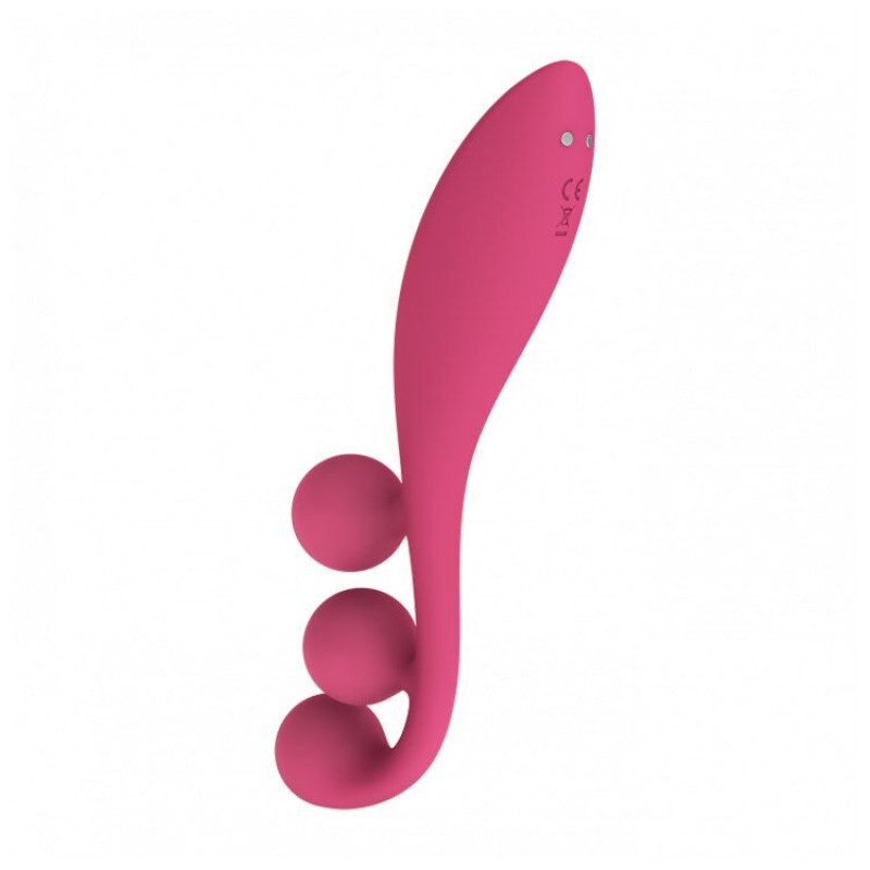 Satisfyer Tri Ball 1: вид збоку, демонструє його гнучку конструкцію та ергономічну форму