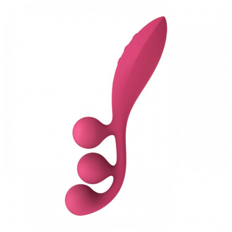 Satisfyer Tri Ball 1: крупний план кульок, що вібрують, показує текстуру для інтенсивної стимуляції