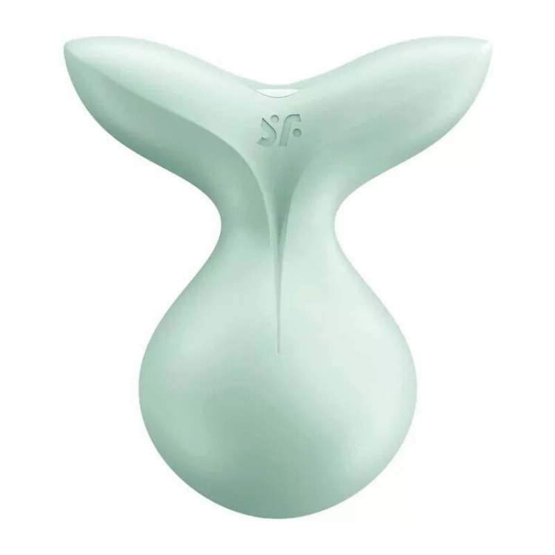 Мінівібромасажер Satisfyer Viva la Vulva 3 М'ятний – вигляд збоку