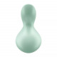 Текстура силіконового покриття мінівібромасажера Satisfyer Viva la Vulva 3 М'ятний